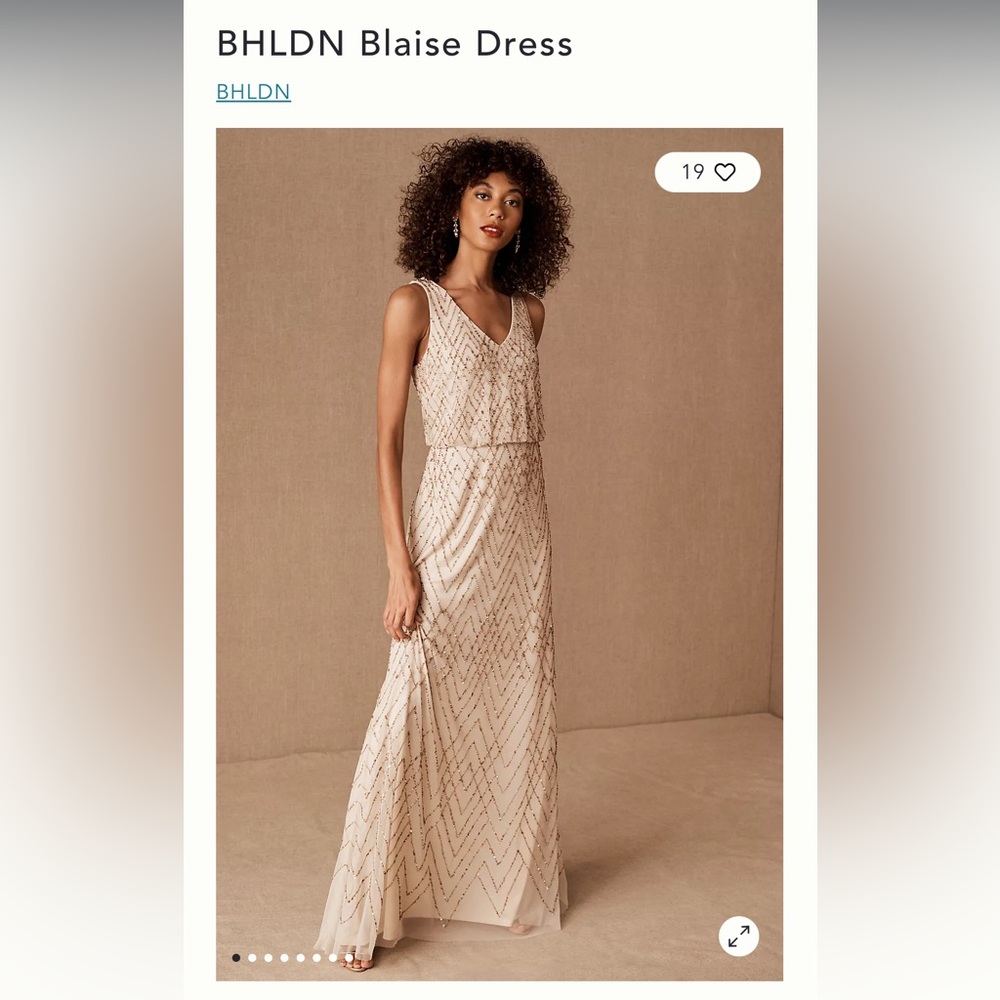 BHLDN BLAISE DRESS size 8